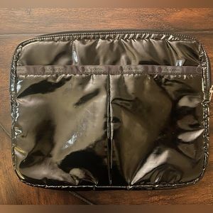 Lesportsac iPad Tablet Device Case Cute Black Patent Shiny